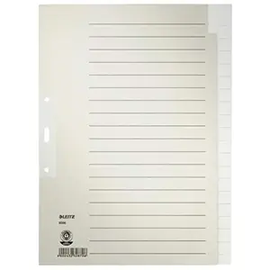LEITZ Intercalaire en papier bulle corde, uni, A4, 20 pièces pas cher