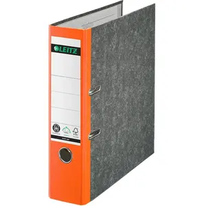 Leitz plastic lever arch file a4 80mm 180° (10805045) pas cher