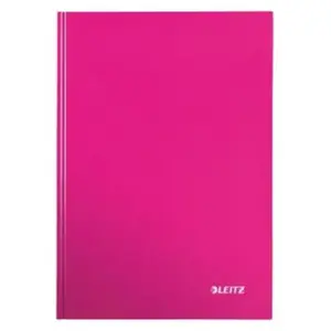Merkloos / Sans marque Leitz wow cahier broché 80 pages format a4 ligné rose brillant 46251023 pas cher
