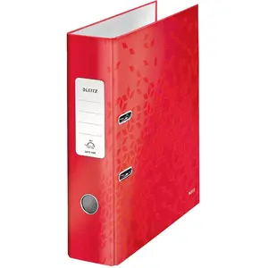 Leitz 180° WOW Gelamineerde Ordner - A4 - Rood pas cher
