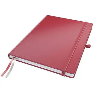Leitz complete 44720025 cahier 80 feuilles a4 ligné rouge pas cher