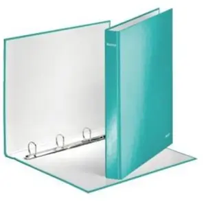 LEITZ Classeur 4 Anneaux de 25mm WOW Menthe pas cher