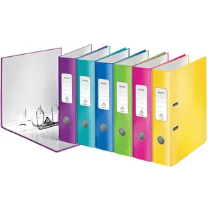 LEITZ WOW CLASSEUR LEVIER DOS 8CM ASS pas cher