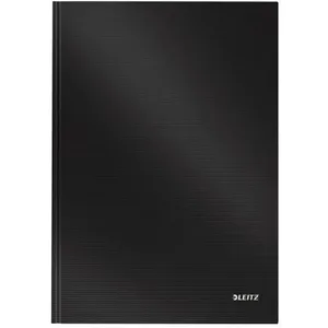 Leitz Notizbuch Solid A4 liniert, schwarz pas cher