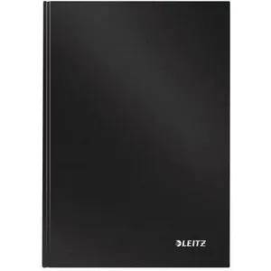 Leitz Notizbuch Solid A5 liniert, schwarz pas cher