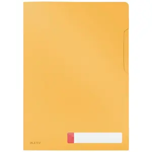 Leitz Chemise de Confidentialité A4, Capacité 40 Feuilles, Lot de trois, Cosy, Jaune, 47080019 pas cher