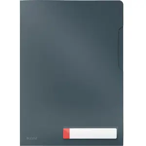 Leitz Chemise de Confidentialité A4, Capacité 40 Feuilles, Lot de trois, Cosy, Gris, 47080089 pas cher