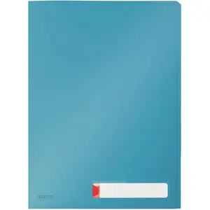 Leitz Chemise de Confidentialité A4 à Compartiments, Plastique, Capacité 40 Feuilles, Lot de trois, Cosy, Bleu, 47160061 pas cher
