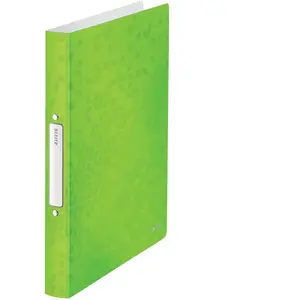 Leitz Classeur A4 2 anneaux - Capacité jusqu'à 190 feuilles - Dos de 25 mm - Vert - 42570054 pas cher