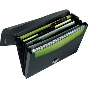 LEITZ A4 CHEMISE ACCORDÉON EXTENSIBLE À 5 COMPARTIMENTS, CAPACITÉ 250 pas cher