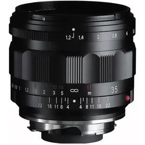 Voigtländer Nokton 35mm F/1.2 Type IV ASPH Leica M-mount zwart