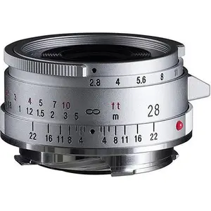 Voigtländer Color-Skopar 28mm F/2.8 ASPH Type II Leica M Mount zilverVendu pargalaxus