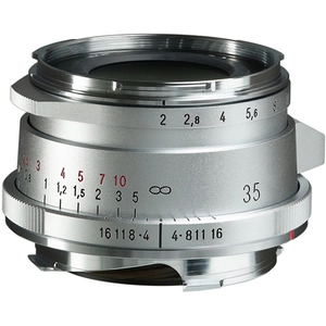 Voigtländer Ultron 35mm F/2 ASPH Type II Leica M Mount zilver
