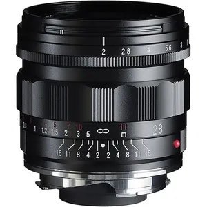 Voigtlander Voigtländer APO-Lanthar 28 mm F/2.0 Leica M-mount zwart pas cher