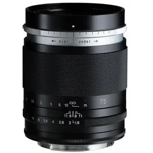 Voigtlander Voigtländer Portrait Heliar 75mm F/1.8 Canon RF zwart pas cher