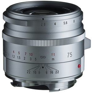 Voigtlander Voigtländer APO-Skopar 75mm F/2.8 Leica M-mount zilver pas cher