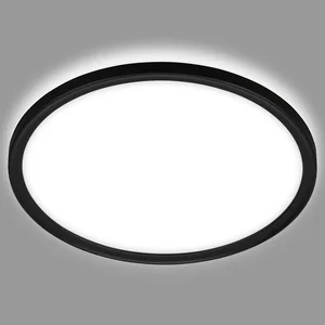 Comparateur de prix : BRILONER - LED Badkamerverlichting - plafondlamp met achtergrondverlichting - plafonniére badkamer - IP44 - Ø42 cm - zwart