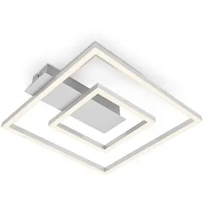 Comparateur de prix : Briloner Plafonnier led, aluminium, LED/22 w