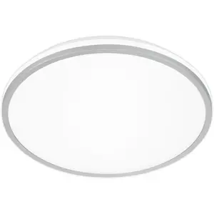 Briloner Pulap A - LED plafondlamp - 3836014 - EEK A - 50.000h licht - Indirect licht - Neutraal wit licht - Ø 33 x 6 cm - Mat chroom pas cher