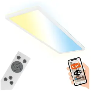 Briloner Tava - LED Plafondlamp - 7529016 - Slim via app en spraakbest... pas cher