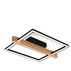 Briloner Moldura Plafonnier LED, intensité lumineuse variable par pali... pas cher