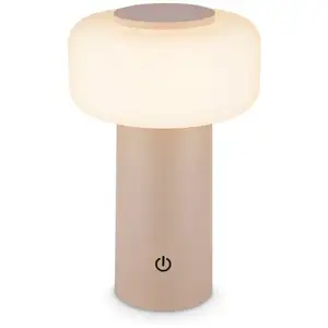 B.K.LICHT Briloner JUNA Lampe de table sans fil IP44, variateur, tacti...