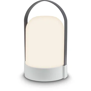 B.K.LICHT Briloner Lampe de table LED sans fil 24 cm 1W 90lm 3000K bla... pas cher