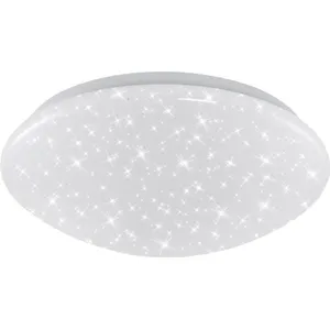 Comparateur de prix : BRILONER Plafonnier LED BRILO en métal blanc
