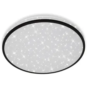 Comparateur de prix : Plafonnier LED - BRILONER - 3456-215 - 24W - 2200 lm - décor étoilé