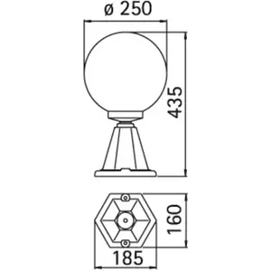 Albert Leuchten, Éclairage d'extérieur, Lampes d'allée (E27, IP44)