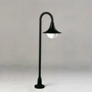 Albert Leuchten, Éclairage d'extérieur, noir Lampe sur mât Alu (60 lm,...