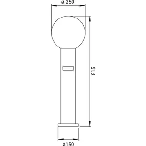 Albert Leuchten, Éclairage d'extérieur, Lampes d'allée (E27, IP44) pas cher