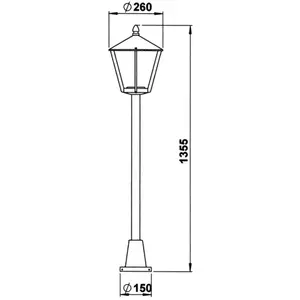 Albert Leuchten, Éclairage d'extérieur, Lampes d'allée (E27, IP23)