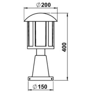Albert Leuchten, Éclairage d'extérieur, Lampes d'allée (E27, IP44)