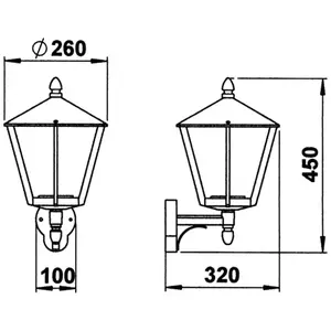 Osram Albert Leuchten, Éclairage d'extérieur, Appliques et plafonniers...