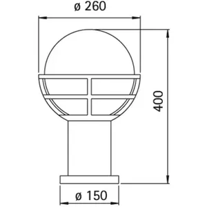 Albert Leuchten, Éclairage d'extérieur, Lampes d'allée (E27, IP44)Vendu pargalaxus