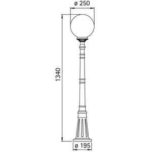 Albert Leuchten, Éclairage d'extérieur, Lampes d'allée (E27, IP44)