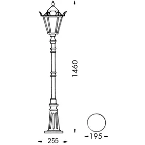 Albert Leuchten, Éclairage d'extérieur, Lampes d'allée (E27, IP23)
