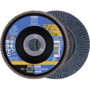 Pferd, Abrasifs, POLIFAN disque à lamelles sal line PSF 125 mm zircone... pas cher
