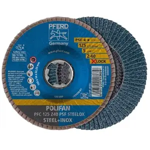 Comparateur de prix : FP Disque à lamelles - Pferd - STEELOX - 115mm - Zircon corundum - X-LOCK