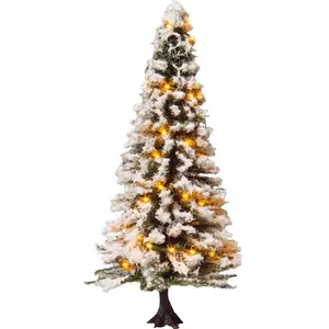 Noch- Arbre de Noël iluminé avec 30 LEDs, enneigé, 12cm, 22130, coloré pas cher