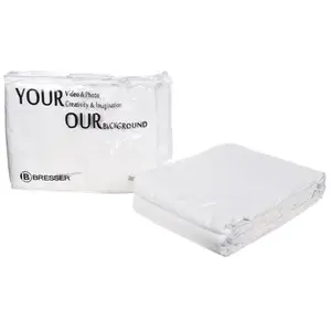 Fond en Tissu Y-9 BRESSER 4 x 6m blanc pas cher