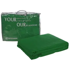 Tissu arrière-plan BRESSER - Chromakey vert - 6 x 6m