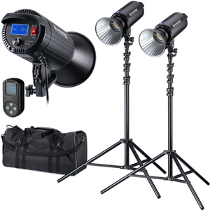 Bresser Studiolamp - Set van 2 - BR-S200S COB Dual Kit pas cher