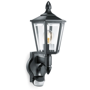 Applique extérieure avec détecteur STEINEL L 15 S 60W IP44 E27 - Noir - Contemporain - Design