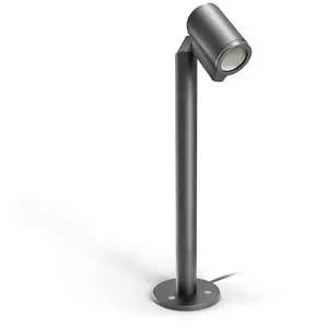 Steinel Borne LED extérieur Spot Way, GU10, Orientable 90°, Potelet po...