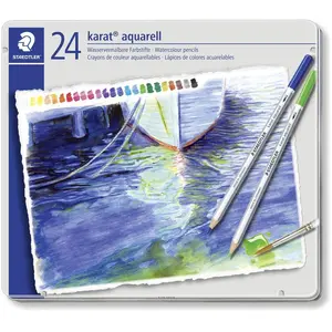 Staedtler Crayon de couleur aquarellable karat assorti - x24 pas cher