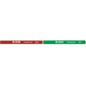 Staedtler crayon de charpentier dur, ovale, vert 148 50 pas cher
