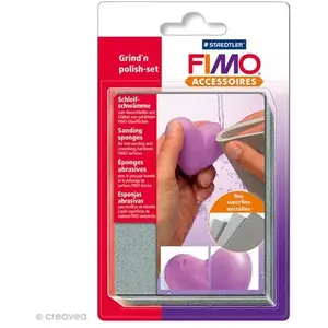 Staedtler FIMO Eponge abrasive, sur carte blister pas cher