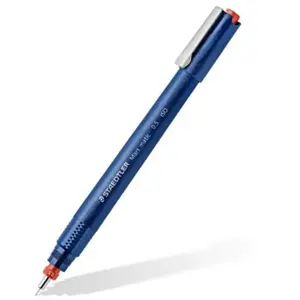 Stylo technique pointe tubulaire fine Staedtler Rouge